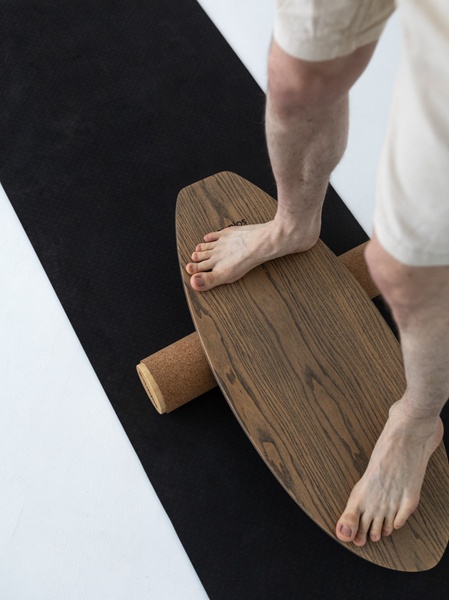 Balance board SHORTY Dark Wood